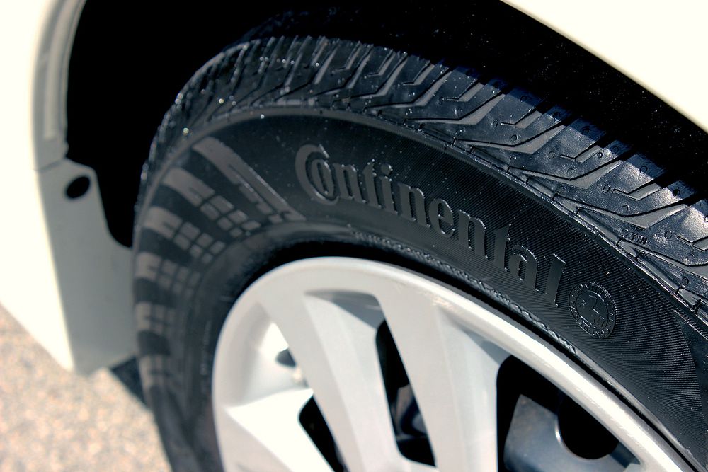 Continental car tyre. Location Unknown. Date Unknown.