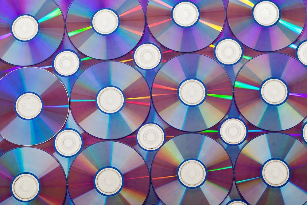 CD disc pattern. Free public domain CC0 photo.
