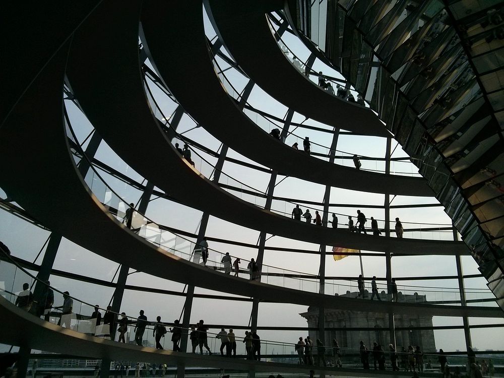 Reichstag building in Berlin, Germany. Free public domain CC0 photo.