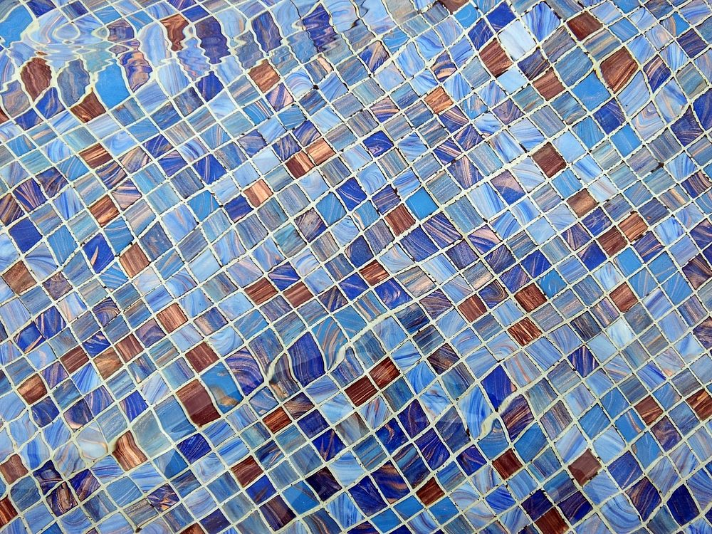 Colorful pool floor texture. Free public domain CC0 photo.