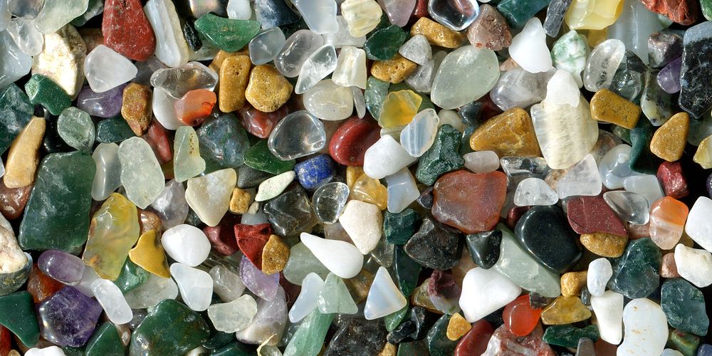 Colorful pebbles texture, Facebook cover design for social media