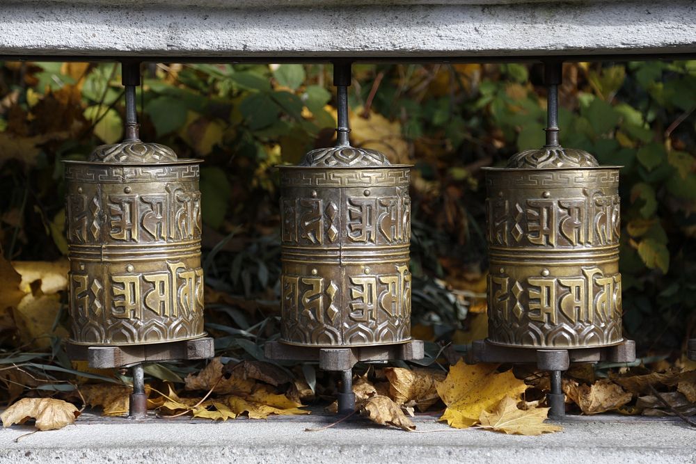 Bronze bells in temple. Free public domain CC0 photo.