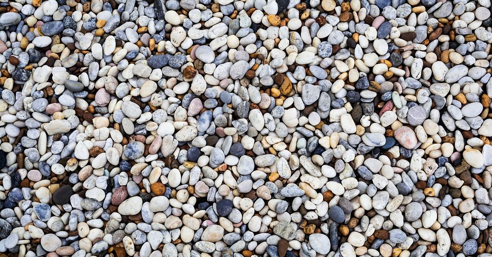Pebbles pattern background, abstract texture close up design