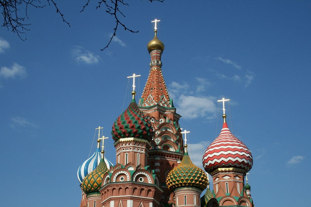 St. Basil's Cathedral, Moscow, Russia. Free public domain CC0 photo.