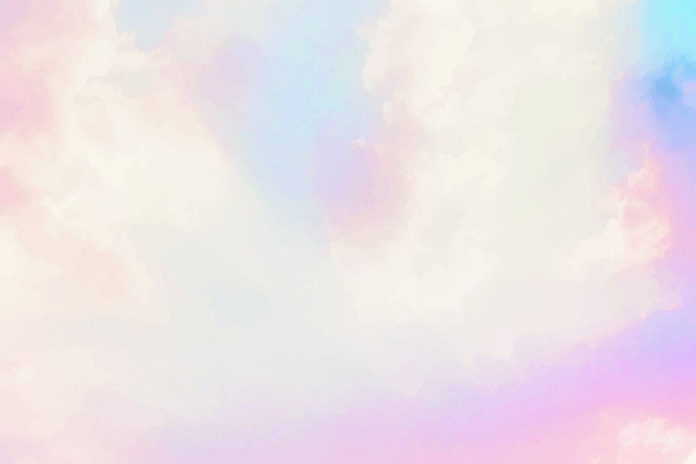 Vector pastel cloud pattern background