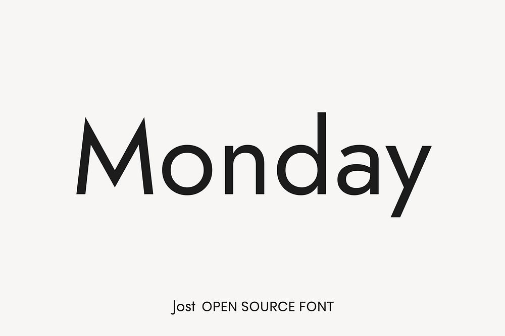 Jost Open Source Font by Owen Earl