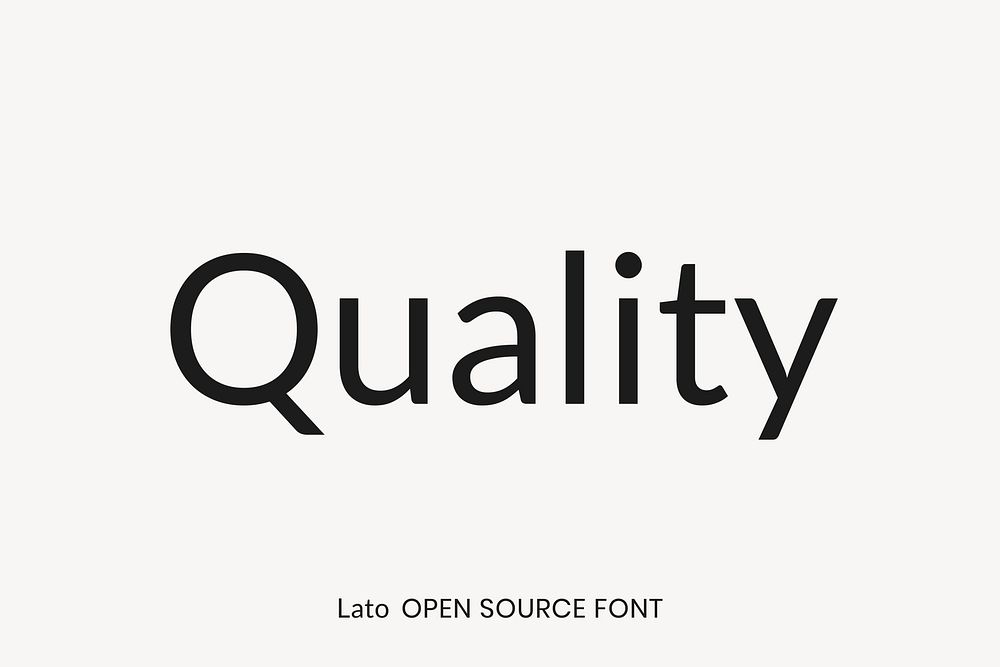 Lato Open Source Font by Łukasz Dziedzic