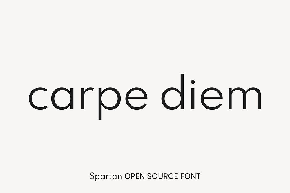 Spartan Open Source Font by Matt Bailey, Mirko Velimirovic