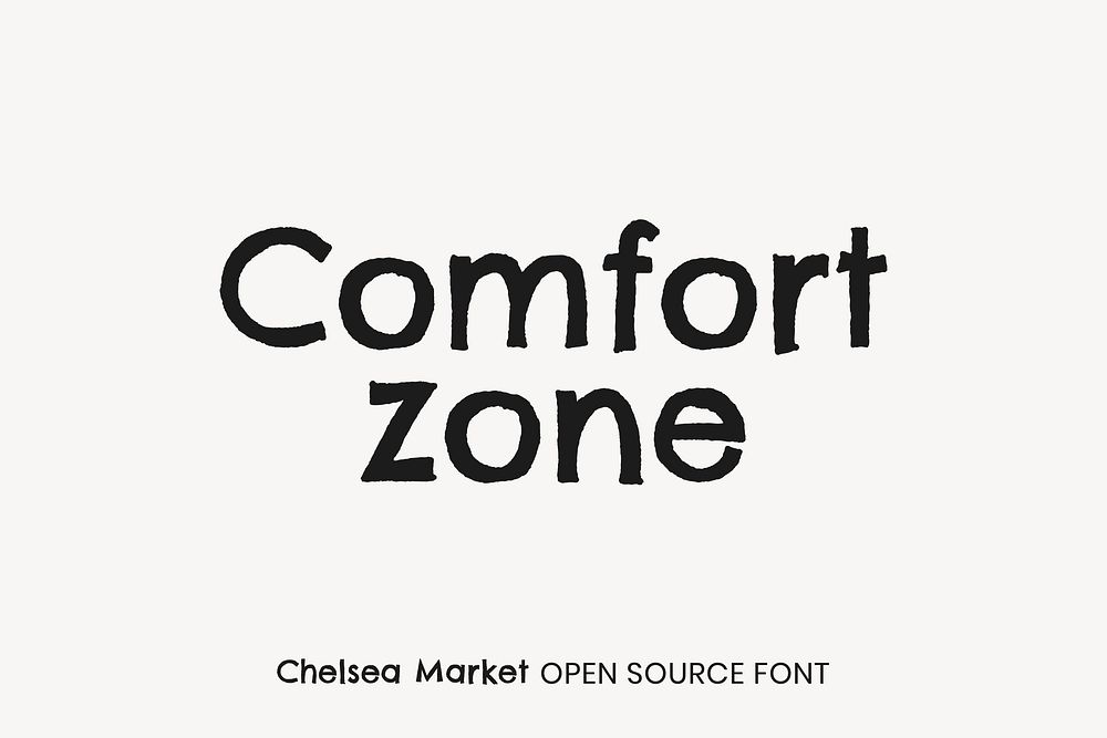 Chelsea Market open source font by Tart Workshop
