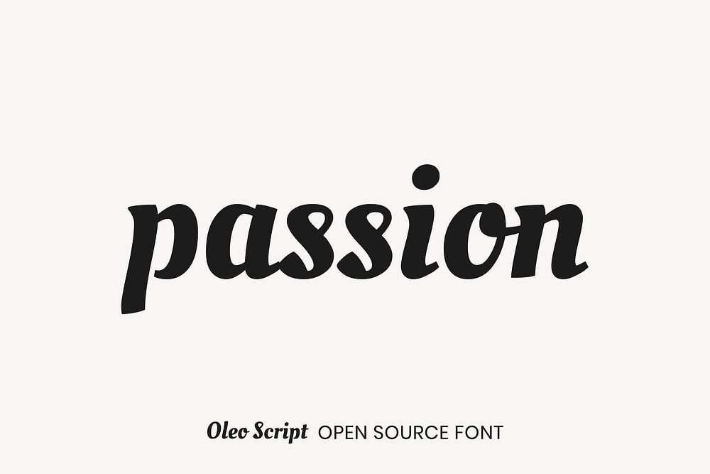 Oleo Script open source font by soytutype fonts