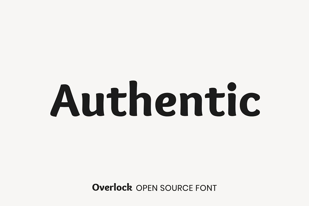 Overlock open source font by Dario Manuel Muhafara