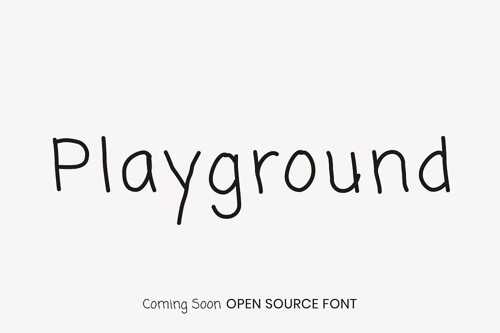 Coming Soon open source font by Open Window