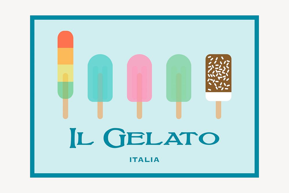 Ice cream clipart, food illustration vector. Free public domain CC0 image.