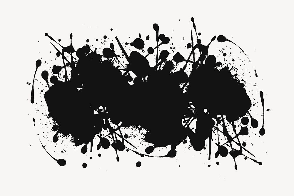 Black abstract art background vector. Free public domain CC0 image.