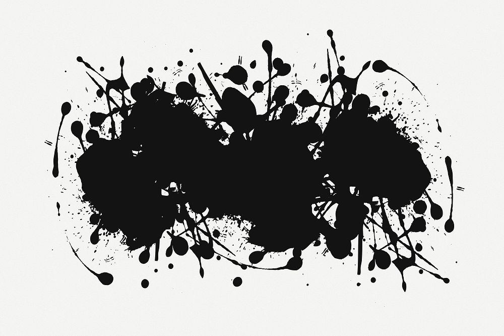 Black abstract art background psd. Free public domain CC0 image.