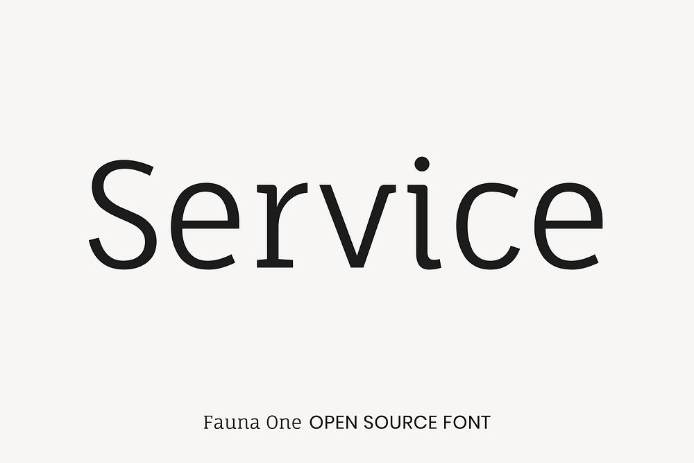 Fauna One open source font by Eduardo Tunni