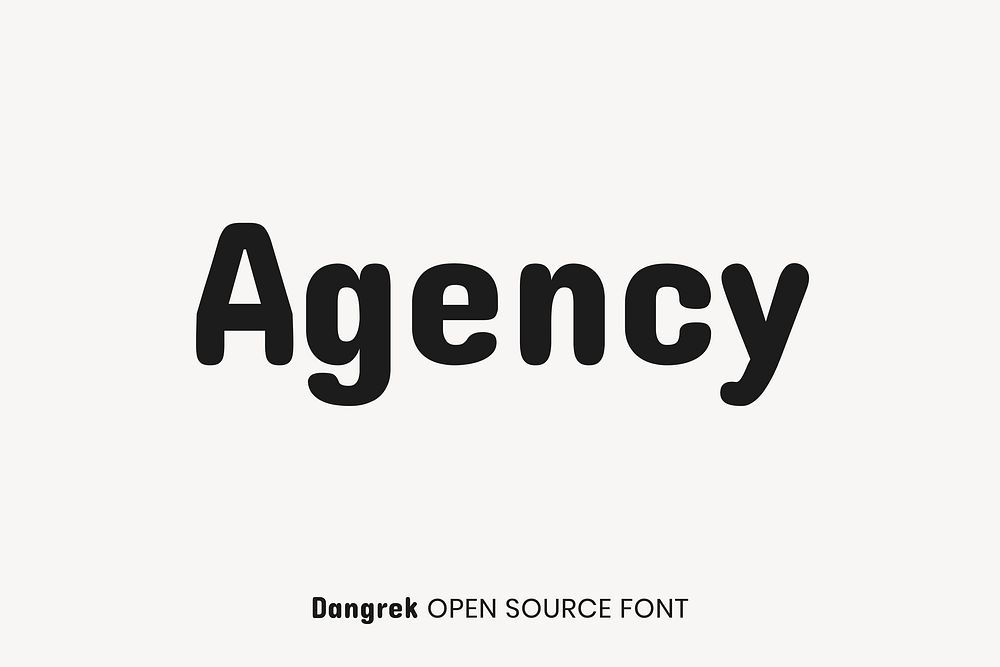 Dangrek open source font by Danh Hong