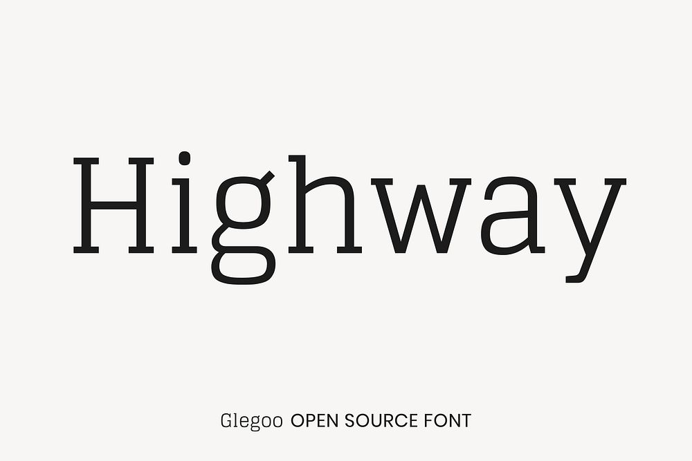 Glegoo open source font Eduardo | Free Font Add-on - rawpixel