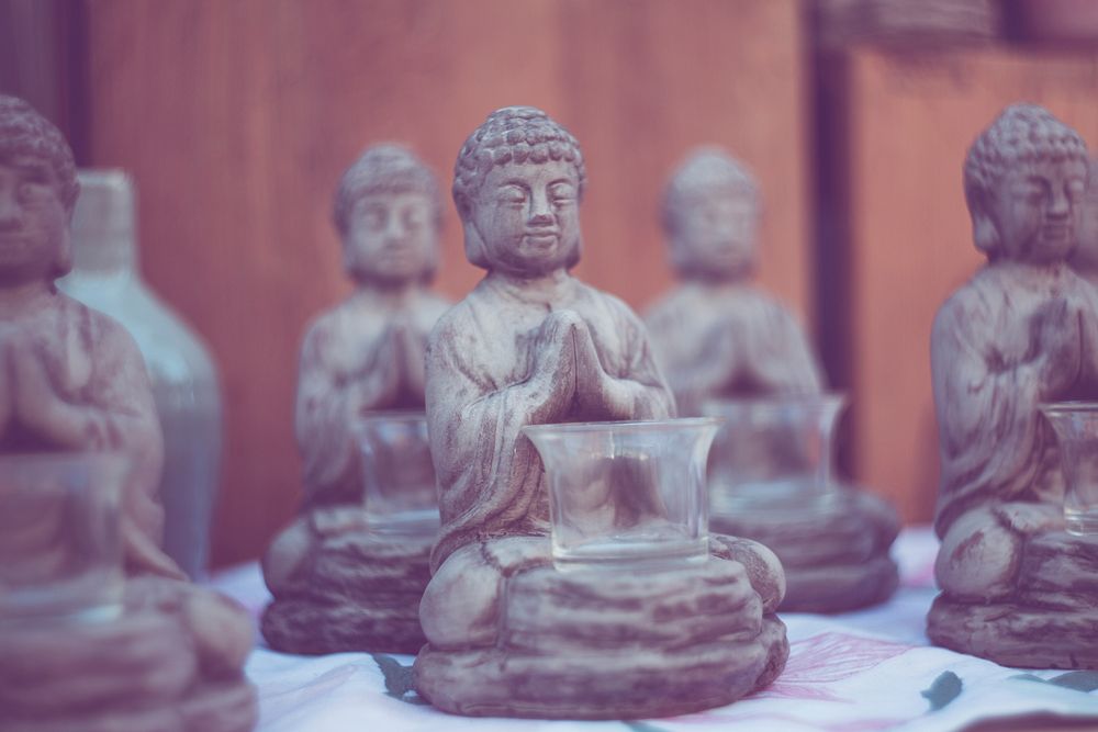 Zen Buddha figurine