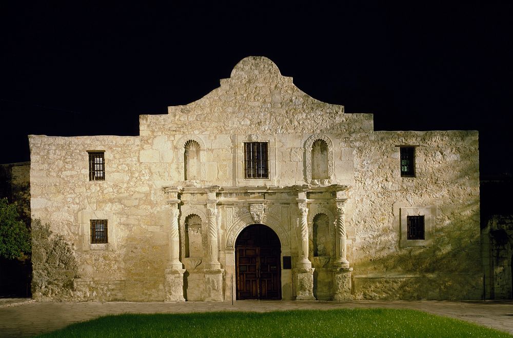 The Alamo mission in San Antonio.
