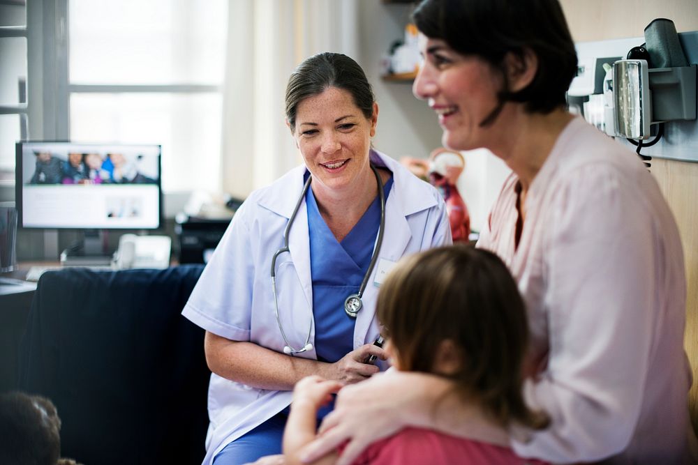 Young patient is getting a diagnose from doctor