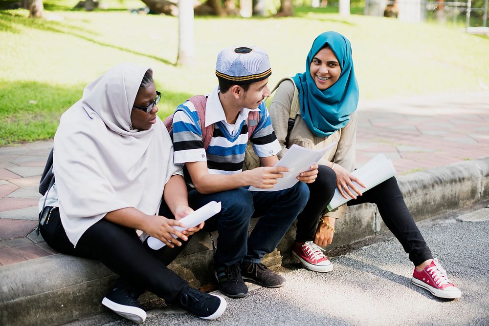Diverse and young Muslim students