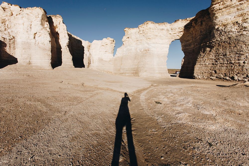 The Beautiful View of Monument Rocks