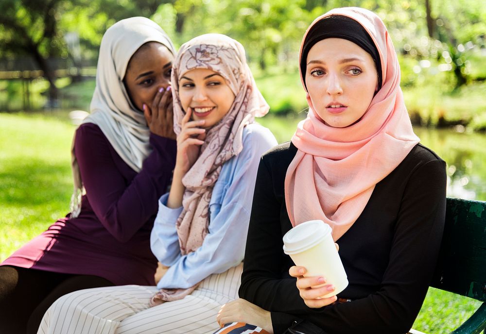 Islamic women gossiping and bullying thier friend