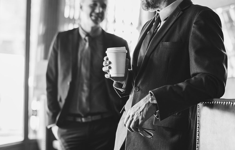 Business people on a coffee break