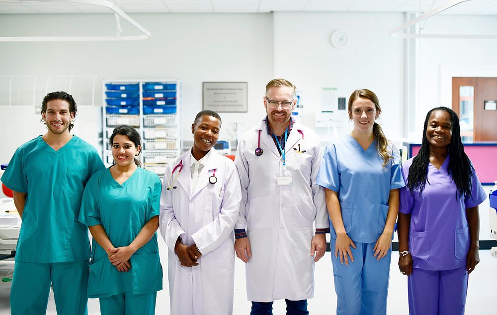 Group of medical professionals at the ICU