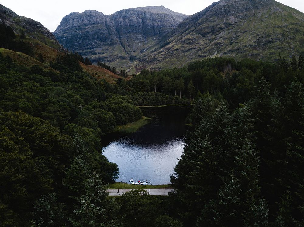 Lakeside activities in the Scottish Highlands