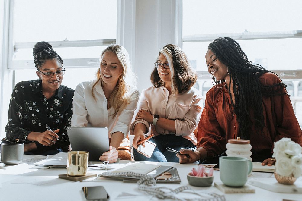 Fashion designers in a meeting