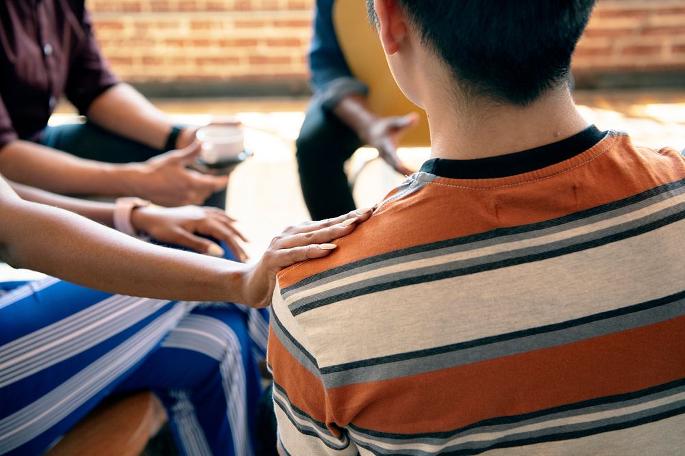 People meeting in a support group