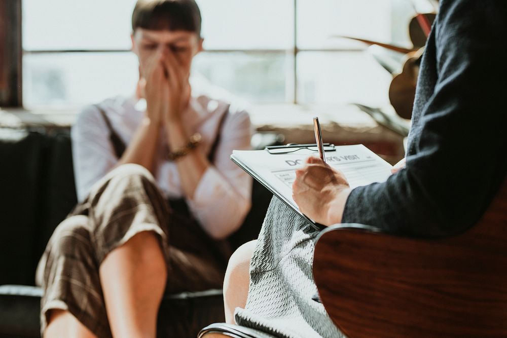 Patient meet a doctor for a therapy