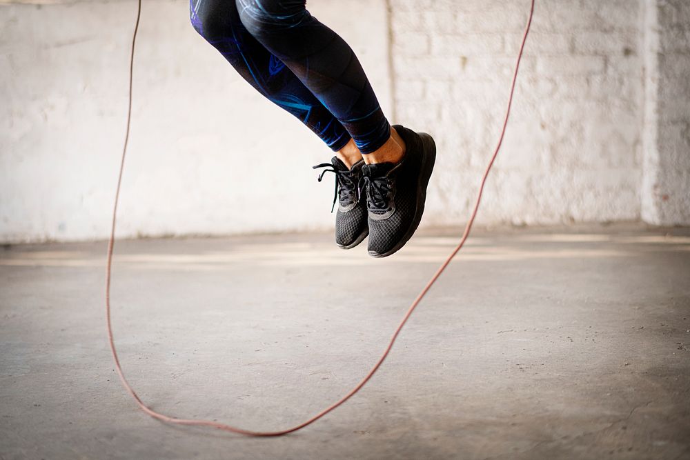 Jumping skipping rope at gym | Premium Photo - rawpixel