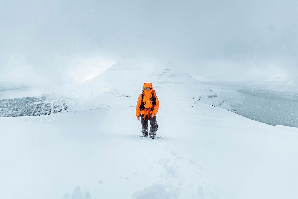 Landscape photographer at the Faroe Islands, part of the Kingdom of Denmark