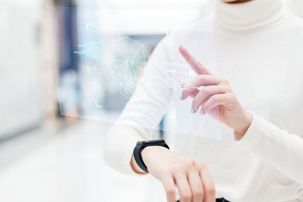 Wearable holographic smartwatch future technology