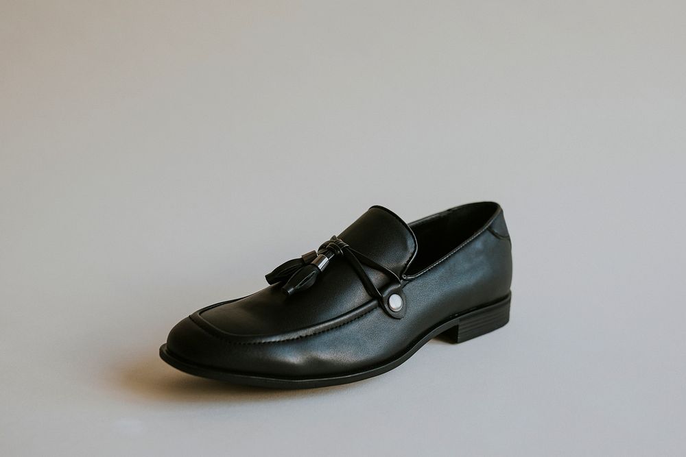 Leather tassel shoes men's formal wear