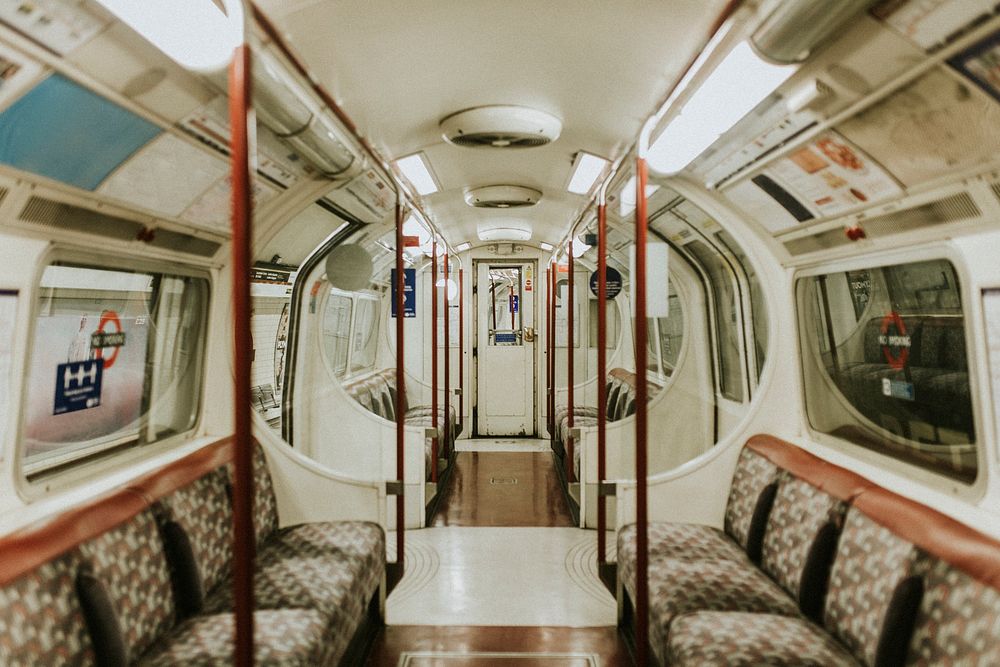 London underground train 