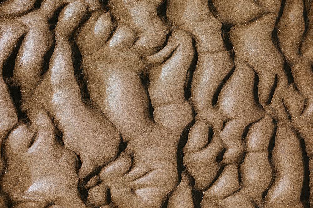 Beach sand wave texture background