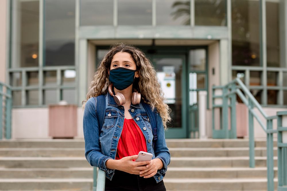 Face masks at campus, covid restrictions in the new normal