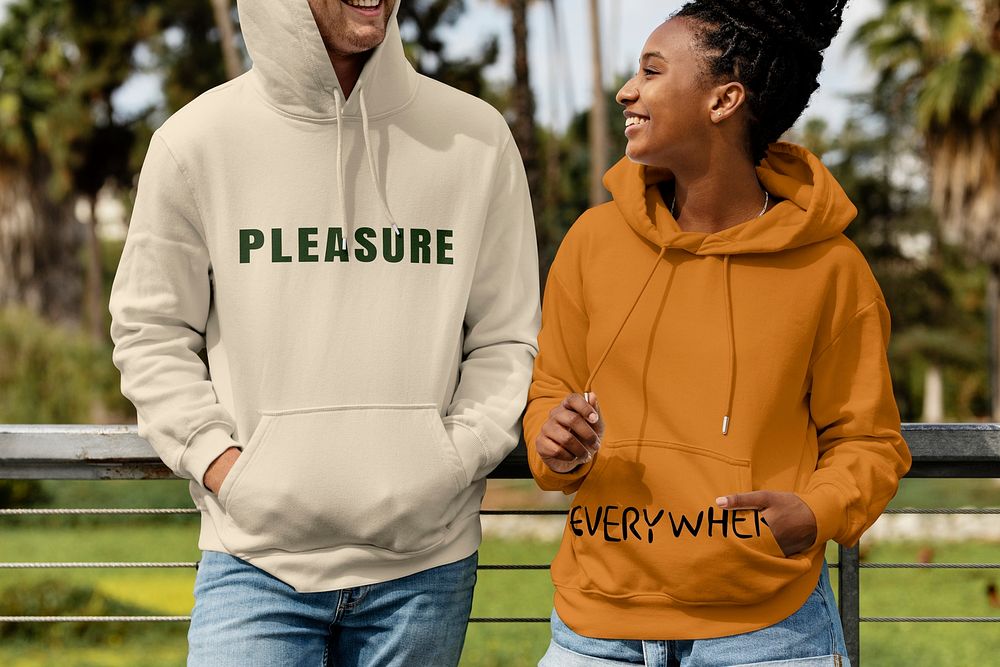 Hoodie mockups psd, streetwear fashion