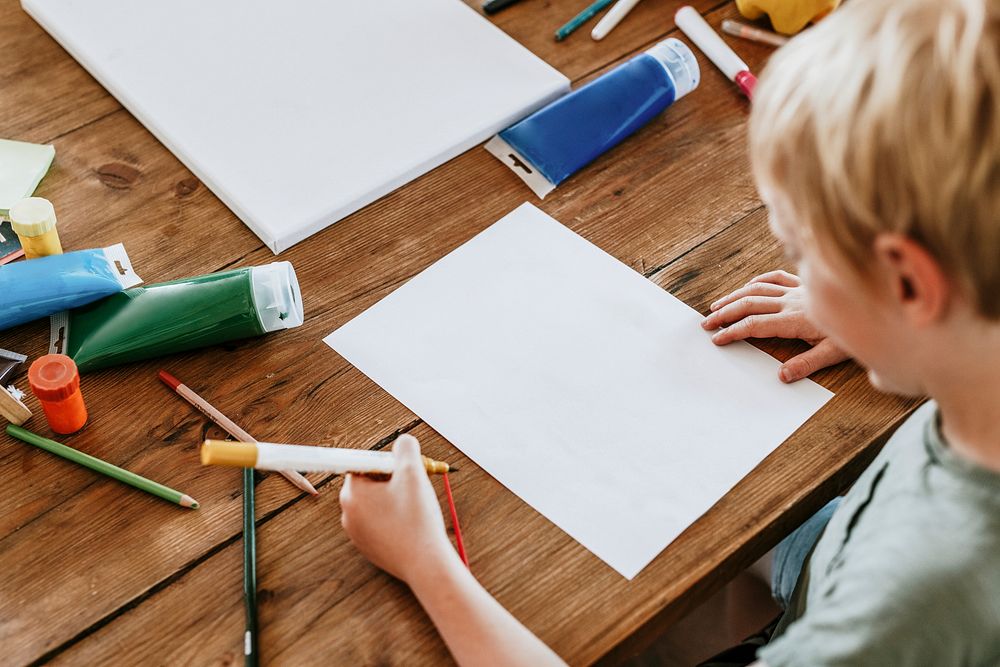 Kids art class, homeschooling in the new normal