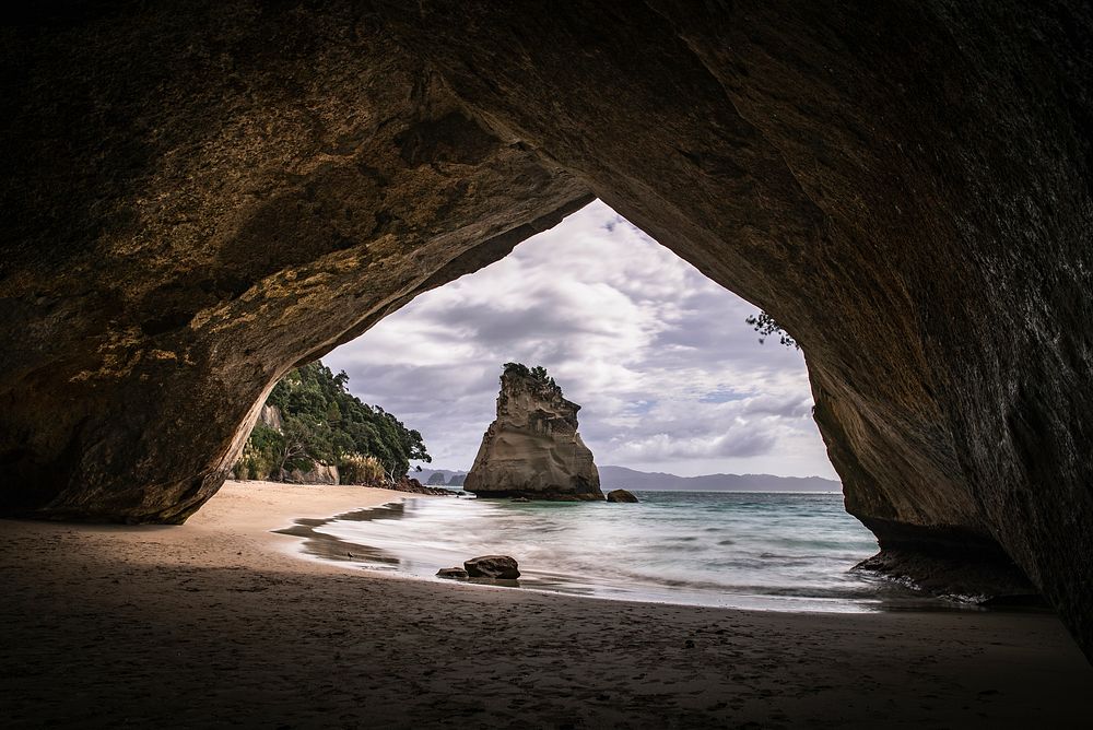 Cave in Coromandel Peninsula, New Zealand