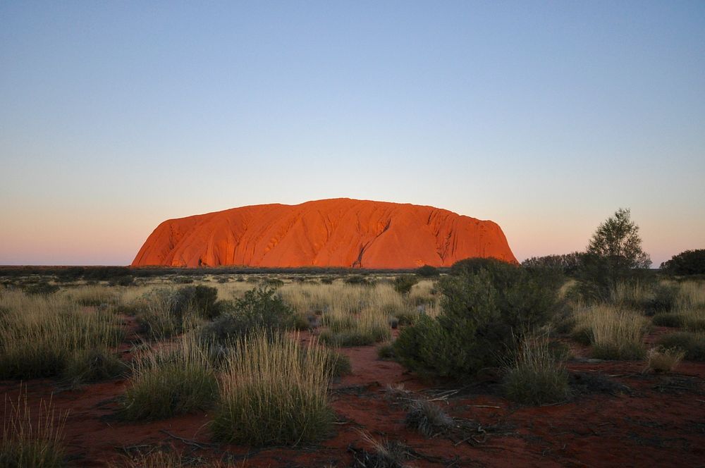 View of Uluru or Ayers Rock, Australia