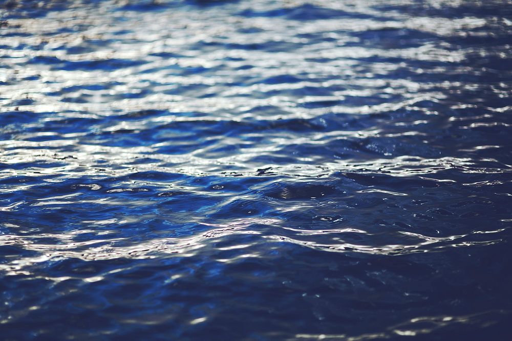 Dark blue sea. Visit Kaboompics for more free images.
