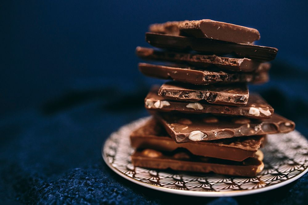 Homemade chocolate bars. Visit Kaboompics for more free images.
