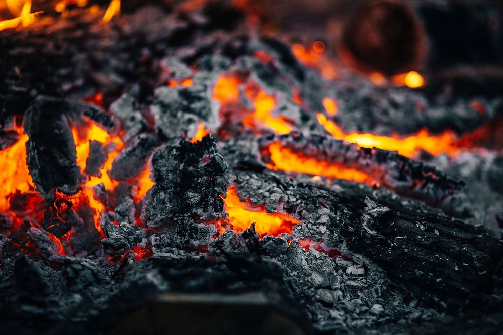 Close up of a warming fire. Visit Kaboompics for more free images.