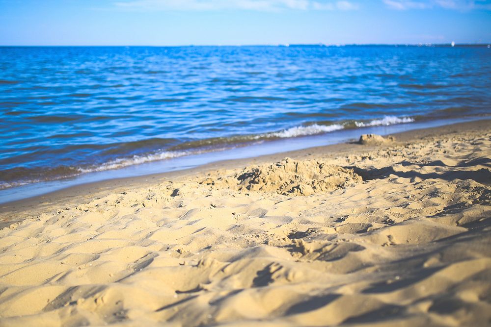 Beach in summertime. Visit Kaboompics for more free images.