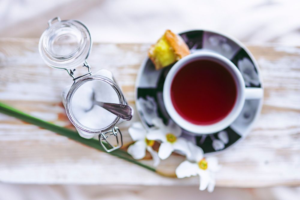 Cup of red tea. Visit Kaboompics for more free images.